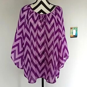 Purple Fucsia 2X Top